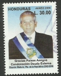 Stamps Honduras -  1282 - Presidente Ricardo Maduro