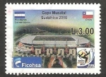Stamps : America : Honduras :  1346 - Copa mundial de fútbol Sudáfrica 2010, Chile
