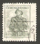 Stamps Czechoslovakia -  757 - Un soldado