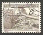 Stamps Czechoslovakia -  796 - Máquina