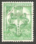 Stamps Czechoslovakia -  1124 - Mecanización agrícola