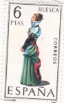 Stamps Spain -  HUESCA- Trajes regionales (15)