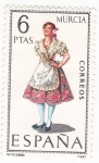 Stamps Spain -  MURCIA- Trajes regionales (15)