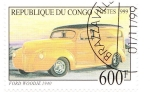 Stamps : Africa : Republic_of_the_Congo :  ford woodie 1940