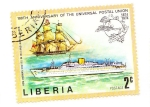 Stamps Liberia -  barcos