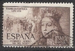 Stamps Spain -  ESPAÑA SEGUNDO CENTENARIO USD Nº 1100 (0) 1,3P CASTAÑO GRISACEO ISABEL LA CATOLICA.