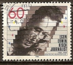 Stamps Germany -  Centenario del nacimiento de Egon Erwin Kisch (periodista). 