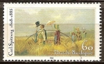 Stamps Germany -  Cent muerte de Carl Spitzweg (artista).