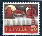 Sellos de Europa - Letonia -  varios