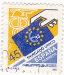 Stamps Spain -  Mercado unico  (15)