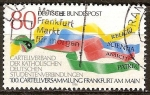 Sellos de Europa - Alemania -  100.Años Castell congreso en frankfurt-asociaciones católicas de estudiantes alemanes.
