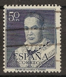 Stamps : Europe : Spain :  ESPAÑA SEGUNDO CENTENARIO USD Nº 1102 (0) 50C AZUL PIZARRA 