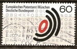 Stamps Germany -  Establecimiento de la Oficina Europea de Patentes en Munich.