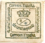 Stamps Spain -  1/4 céntimo 1876