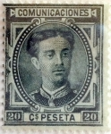 Stamps Spain -  20 céntimos 1876