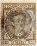 Stamps Spain -  40 céntimos 1876