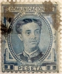 Sellos de Europa - Espaa -  1 peseta 1876
