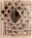 Sellos de Europa - Espa�a -  4 pesetas 1876