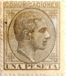 Sellos de Europa - Espa�a -  1 peseta 1878