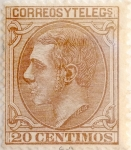 Stamps Europe - Spain -  20 céntimos 1879