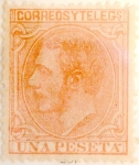 Sellos de Europa - Espa�a -  1 peseta 1879