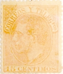 Sellos de Europa - Espa�a -  15 céntimos 1882