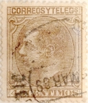 Stamps Spain -  40 céntimos 1879