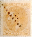 Stamps Spain -  50 céntimos 1879