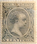 Stamps Spain -  5 céntimos 1899