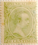 Stamps Spain -  20 céntimos 1889
