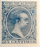 Sellos de Europa - Espa�a -  25 céntimos 1889