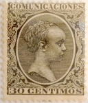 Stamps Spain -  30 céntimos 1889