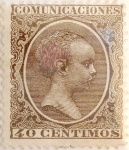Stamps Spain -  40 céntimos 1889