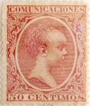 Sellos de Europa - Espa�a -  50 céntimos 1889