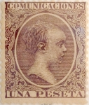 Stamps Spain -  1 peseta 1889