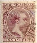 Sellos de Europa - Espa�a -  1 peseta 1889