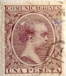 Sellos de Europa - Espaa -  1 peseta 1889