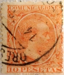 Sellos de Europa - Espa�a -  10 pesetas 1889