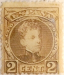 Stamps Spain -  2 céntimos 1901