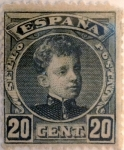 Stamps Spain -  20 céntimos 1901