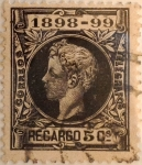 Stamps Spain -  5 céntimos 1898