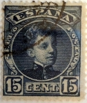 Sellos de Europa - Espa�a -  15 céntimos 1901