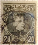 Stamps Spain -  20 céntimos 1901