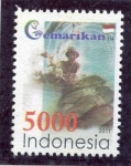 Sellos de Asia - Indonesia -  varios