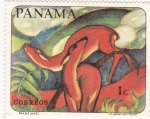 Stamps : America : Panama :  pintura de Frank Marc