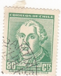 Stamps Chile -  Mateo de Groyzambrano