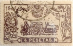 Sellos de Europa - Espa�a -  4 pesetas 1905
