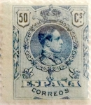 Stamps Spain -  50 céntimos 1922