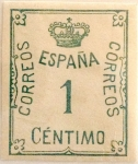 Sellos de Europa - Espa�a -  1 céntimo 1920