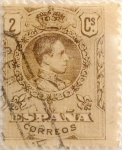 Stamps Spain -  2 céntimos 1909